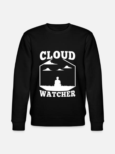 Cloud Watcher - Stanley/Stella CHANGER Unisex Organic Sweatshirt - black