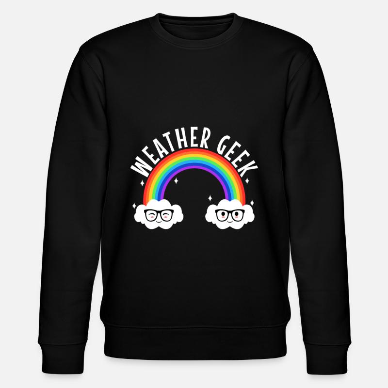 Weather Geek - Stanley/Stella Unisex Bio-Sweatshirt CHANGER - Schwarz