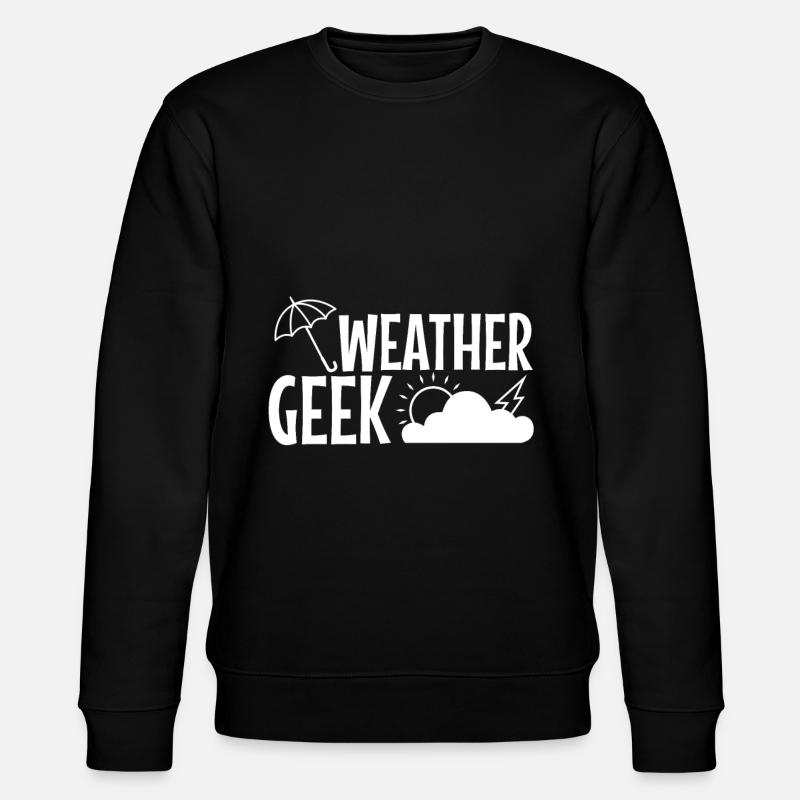 Weather Geek - Stanley/Stella Unisex Bio-Sweatshirt CHANGER - Schwarz
