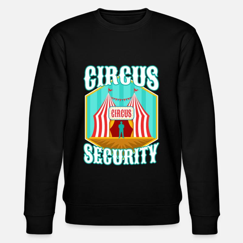 Circus security - Stanley/Stella Unisex Bio-Sweatshirt CHANGER  - Schwarz