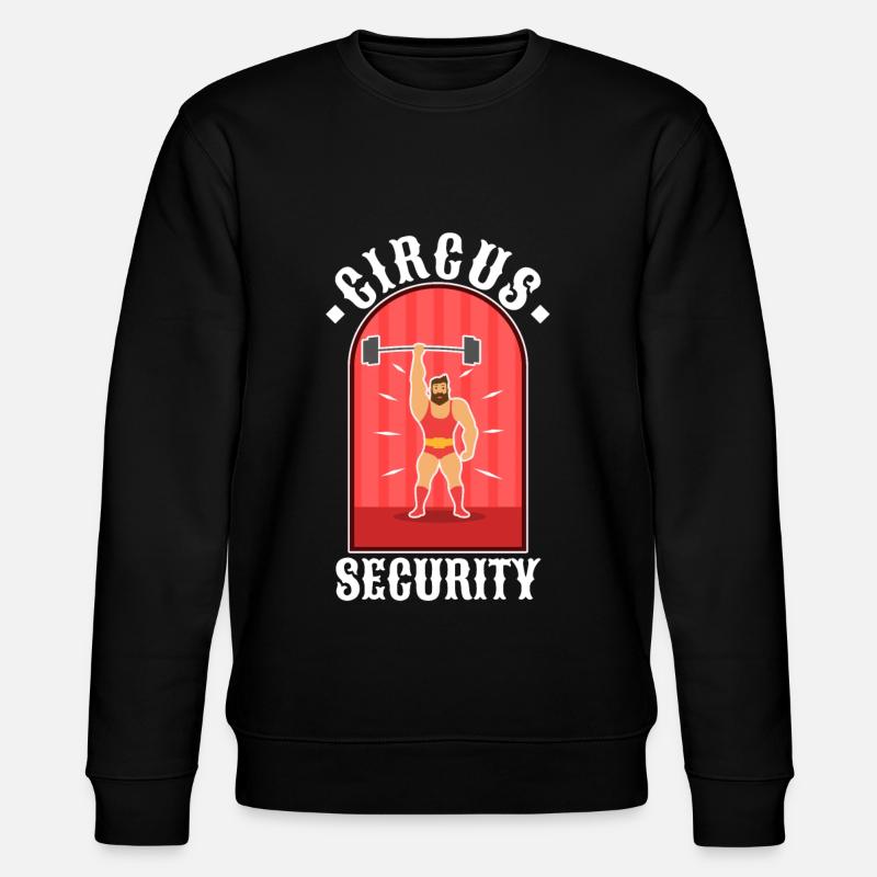 Circus security - Stanley/Stella Unisex Bio-Sweatshirt CHANGER  - Schwarz