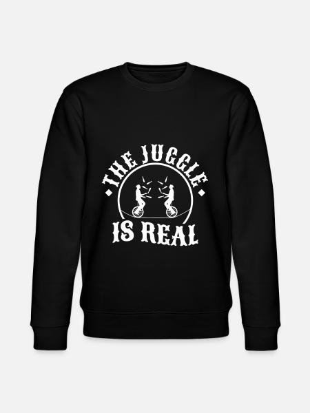 The Juggle Is Real - Stanley/Stella CHANGER Unisex Organic Sweatshirt - black