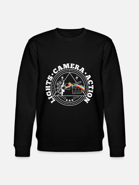 Lights camera action - Stanley/Stella CHANGER Unisex Organic Sweatshirt - black