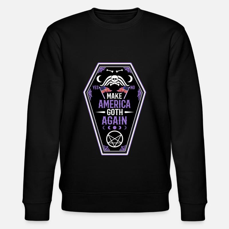 Make america goth again - Stanley/Stella CHANGER Unisex Organic Sweatshirt - black