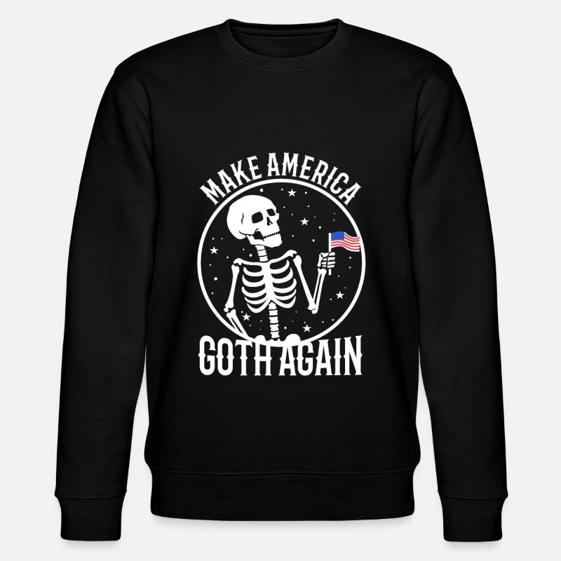 Make america goth again - Stanley/Stella Unisex Bio-Sweatshirt CHANGER  - Schwarz