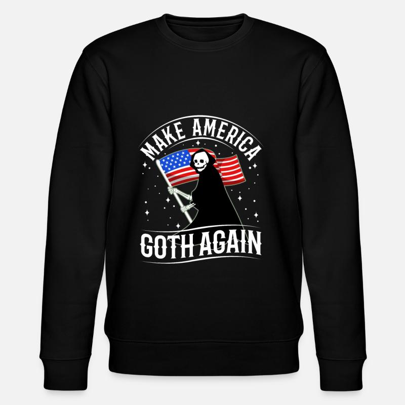 Make america goth again - Stanley/Stella Unisex Bio-Sweatshirt CHANGER  - Schwarz