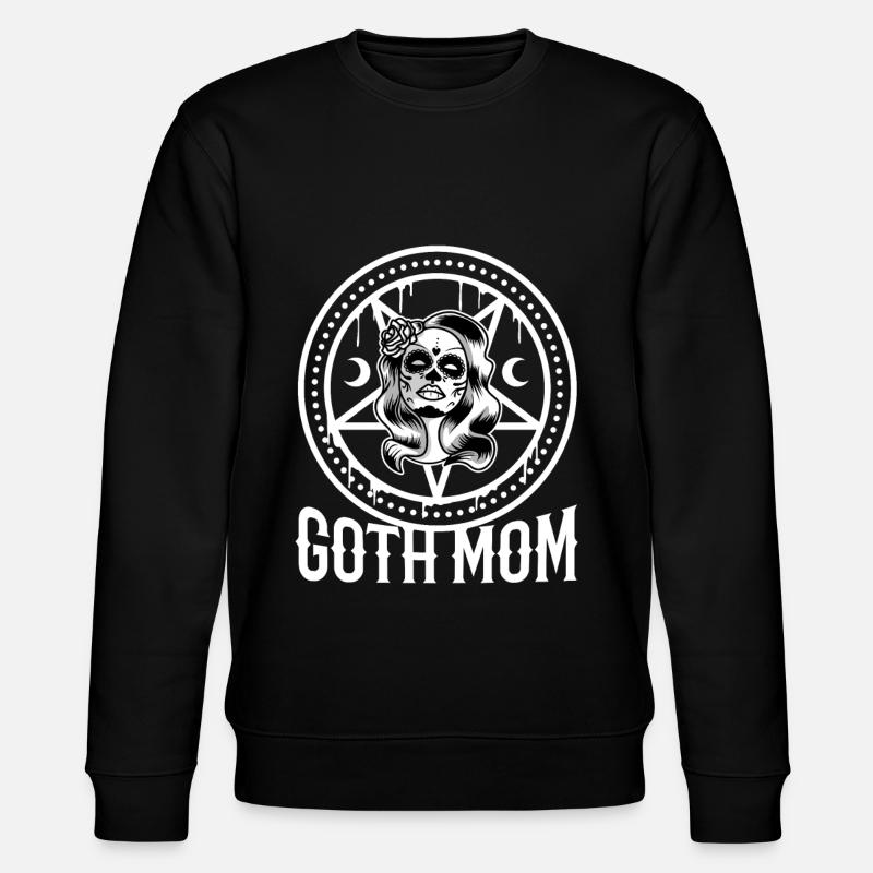 Goth Mom - Stanley/Stella Unisex Bio-Sweatshirt CHANGER  - Schwarz