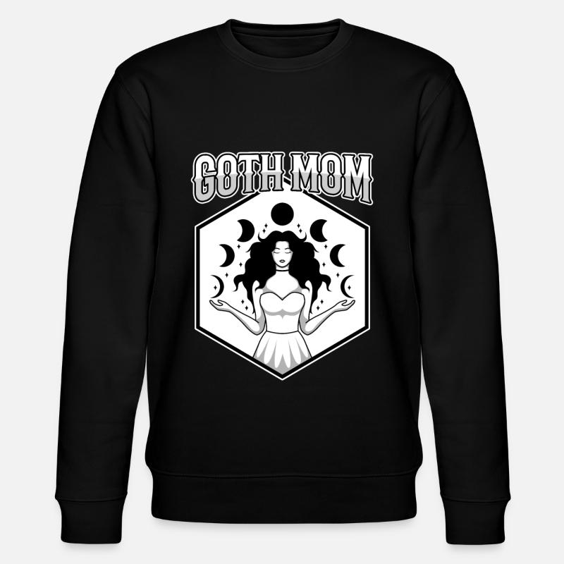 Goth Mom - Stanley/Stella Unisex Bio-Sweatshirt CHANGER  - Schwarz