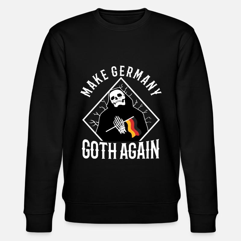 Make Germany goth again - Stanley/Stella Unisex Bio-Sweatshirt CHANGER - Schwarz