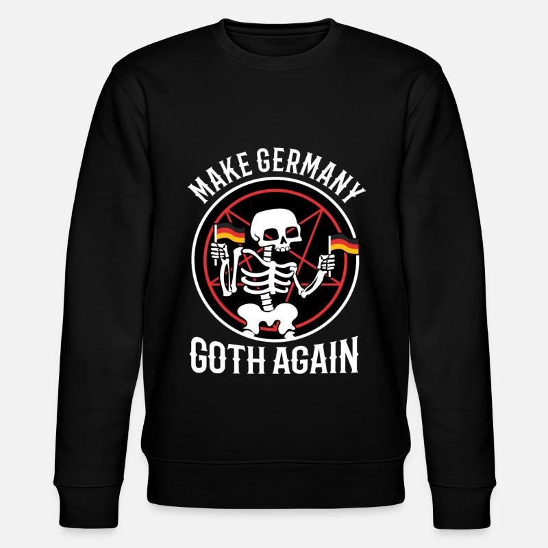 Make Germany goth again - Stanley/Stella Unisex Bio-Sweatshirt CHANGER  - Schwarz