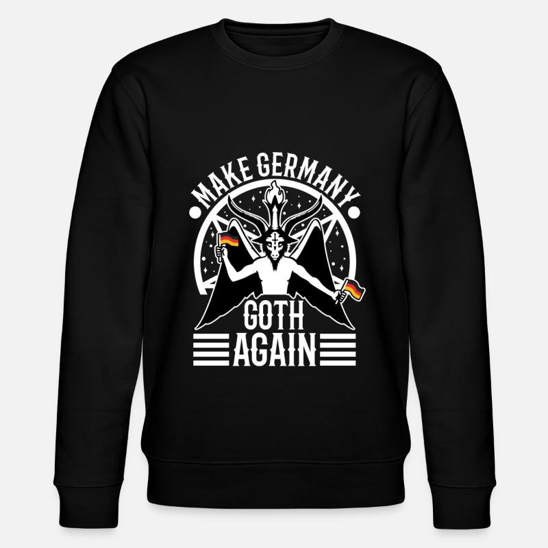 Make Germany goth again - Stanley/Stella Unisex Bio-Sweatshirt CHANGER - Schwarz