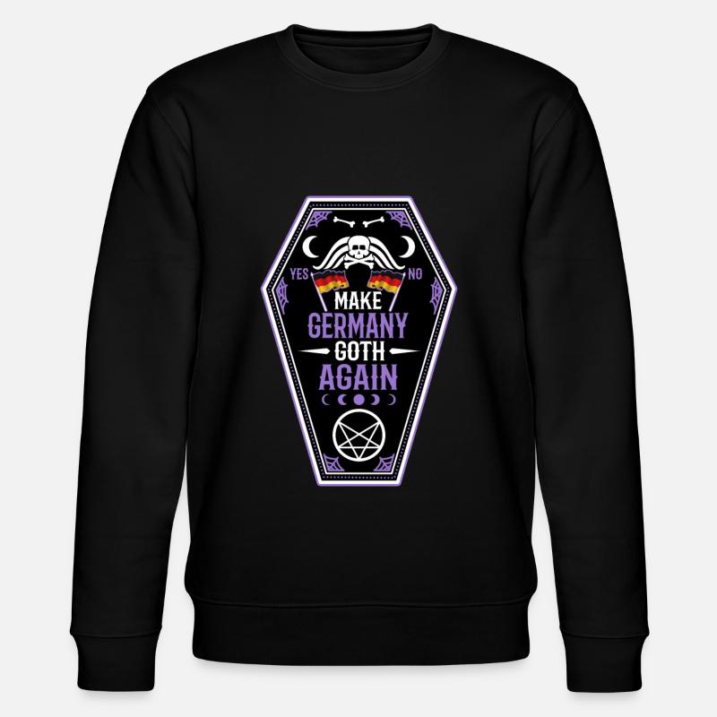 Make Germany goth again - Stanley/Stella Unisex Bio-Sweatshirt CHANGER  - Schwarz