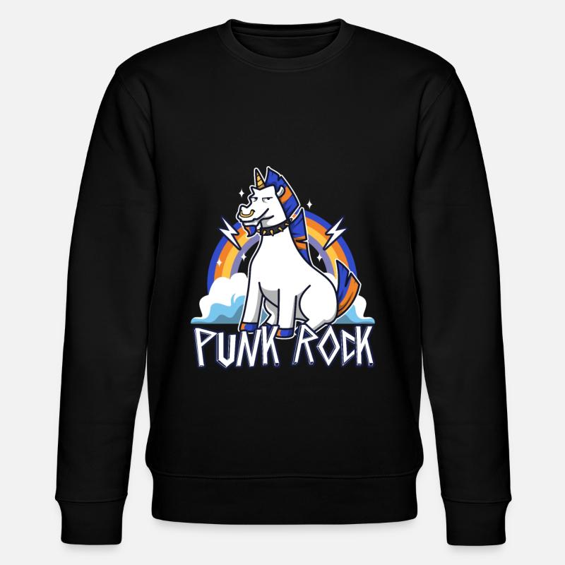 Licorne punk rock - Sweat bio CHANGER Stanley/Stella Unisexe - noir
