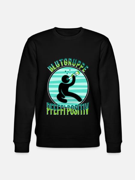 Blutgruppe Pfeffi Positiv - Stanley/Stella Unisex Bio-Sweatshirt CHANGER  - Schwarz