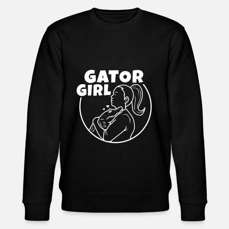 Gator Girl - Stanley/Stella Unisex Bio-Sweatshirt CHANGER  - Schwarz