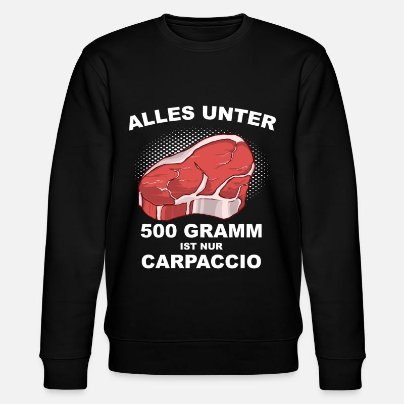 Grillen Lustiger Spruch - Stanley/Stella Unisex Bio-Sweatshirt CHANGER  - Schwarz