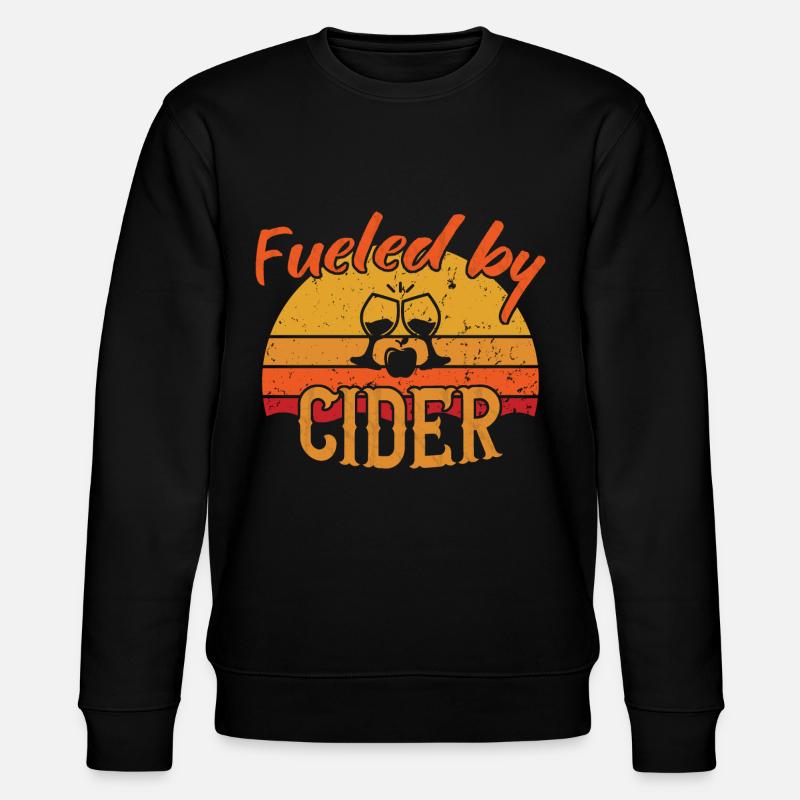 Fueled by Cider / Cider - Stanley/Stella Unisex Bio-Sweatshirt CHANGER  - Schwarz