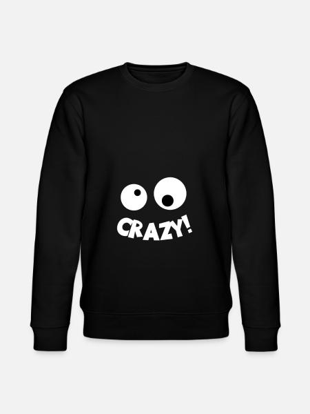 Crazy - Stanley/Stella CHANGER Unisex Organic Sweatshirt - black