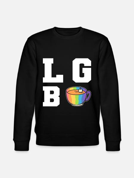 Lgb-Tea Schwul oder lesbisch - Stanley/Stella Unisex Bio-Sweatshirt CHANGER - Schwarz
