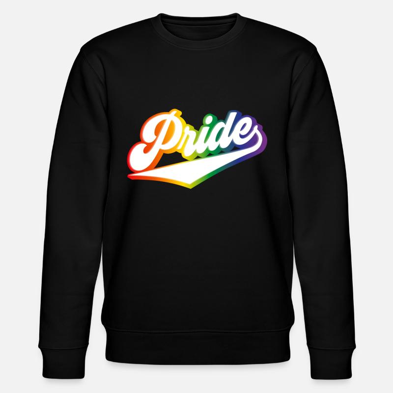 Pride Regenbogen LGBTQ - Stanley/Stella Unisex Bio-Sweatshirt CHANGER  - Schwarz