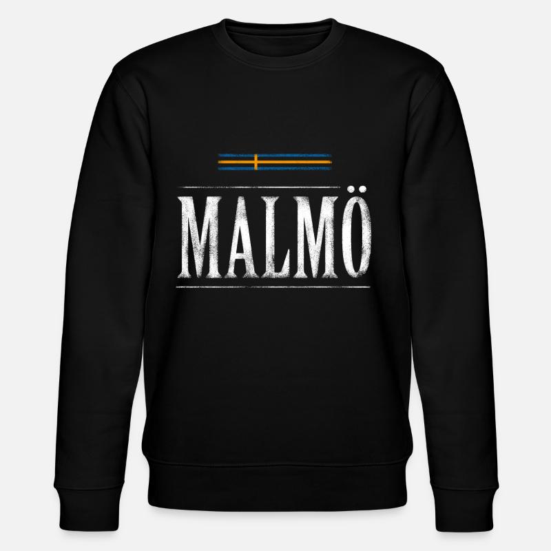 Malmö - Sweat bio CHANGER Stanley/Stella Unisexe - noir