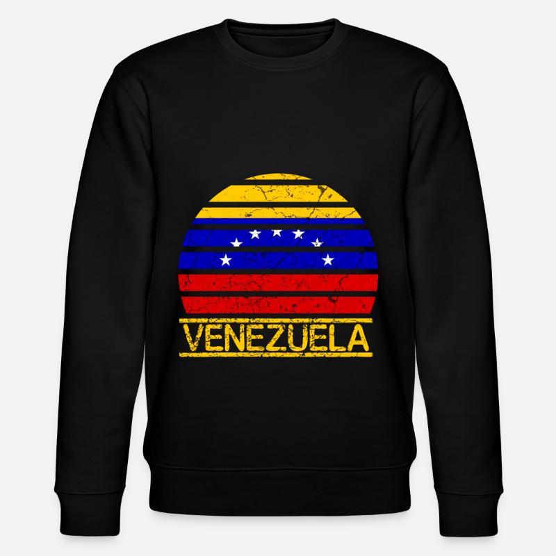 Venezuela Flagge - Stanley/Stella Unisex Bio-Sweatshirt CHANGER  - Schwarz