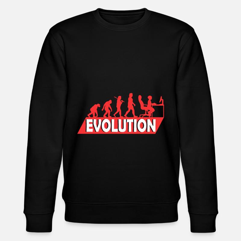 Computer Nerd Programmeur Evolution drôle - Sweat bio CHANGER Stanley/Stella Unisexe - noir