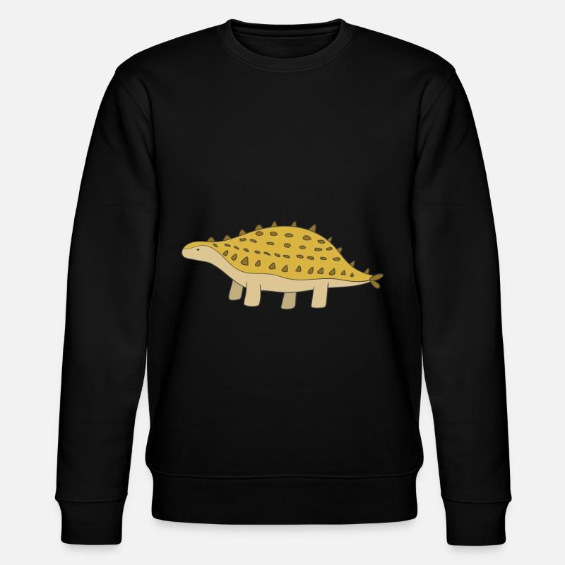 Dino Dinosaurier - Stanley/Stella Unisex Bio-Sweatshirt CHANGER  - Schwarz