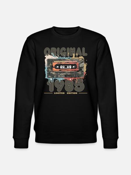 1985 limited edition retro vintage original - Stanley/Stella Unisex Bio-Sweatshirt CHANGER - Schwarz