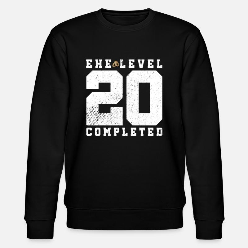 Ehe Level 20 Completed - Stanley/Stella Unisex Bio-Sweatshirt CHANGER - Schwarz