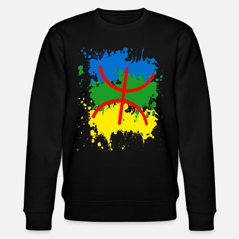 Drapeau Amazigh - Sweat bio CHANGER Stanley/Stella Unisexe - noir