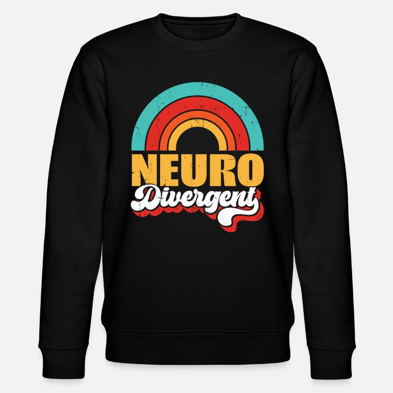 Autismus - Stanley/Stella Unisex Bio-Sweatshirt CHANGER  - Schwarz