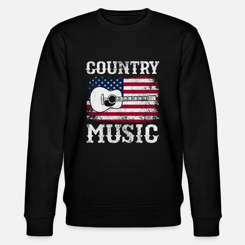 Country - Stanley/Stella Unisex Bio-Sweatshirt CHANGER  - Schwarz