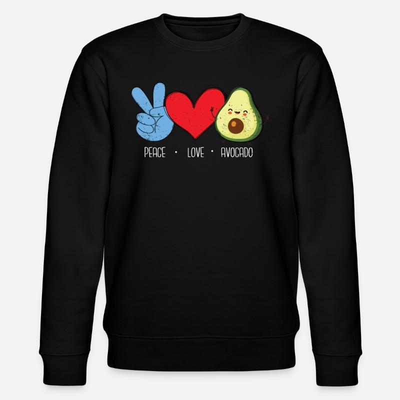 Avocado - Stanley/Stella Unisex Bio-Sweatshirt CHANGER  - Schwarz