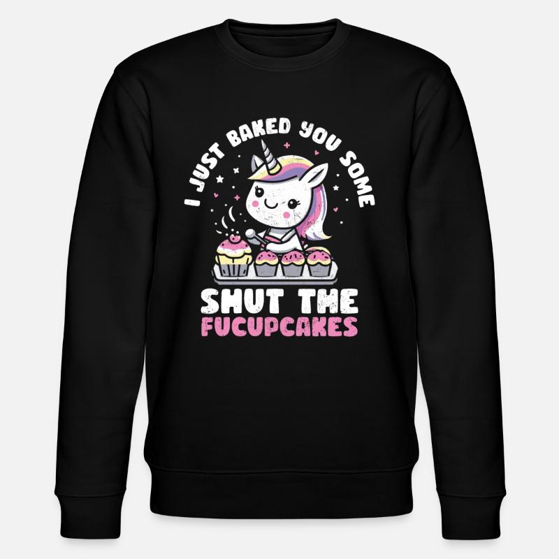 Cupcake - Stanley/Stella Unisex Bio-Sweatshirt CHANGER  - Schwarz