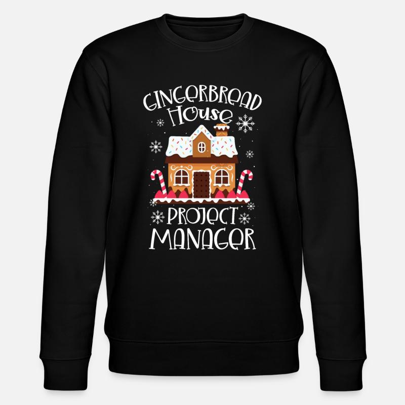 Bäcker Bäckerein Backwaren Backen Geschenk - Stanley/Stella Unisex Bio-Sweatshirt CHANGER  - Schwarz