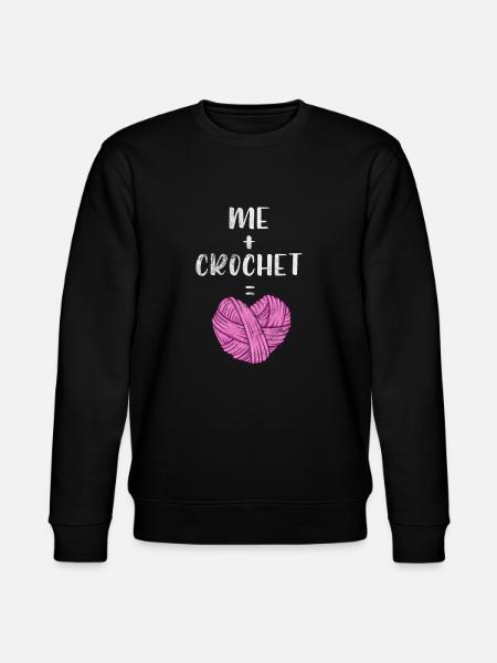 Crochet Knitting - Stanley/Stella CHANGER Unisex Organic Sweatshirt - black