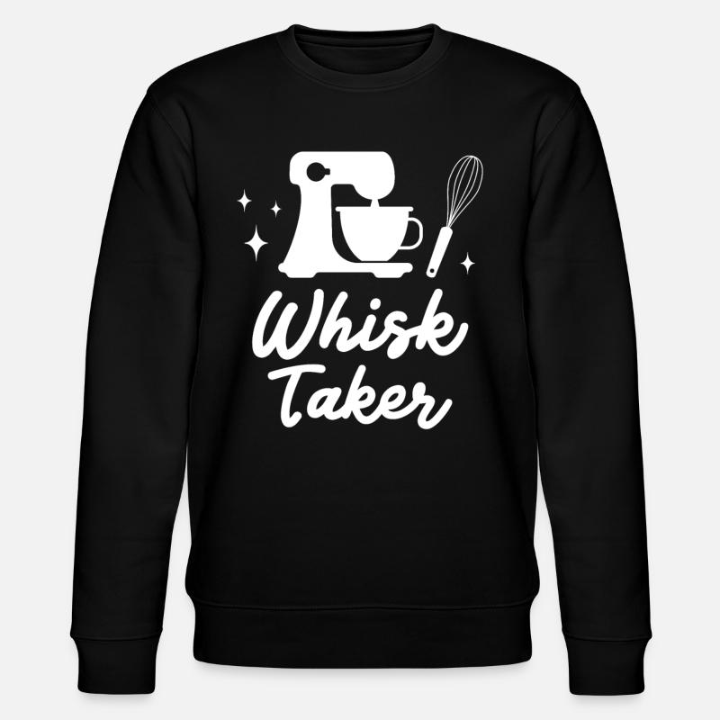 Bäcker Bäckerein Backwaren Backen Geschenk - Stanley/Stella Unisex Bio-Sweatshirt CHANGER  - Schwarz