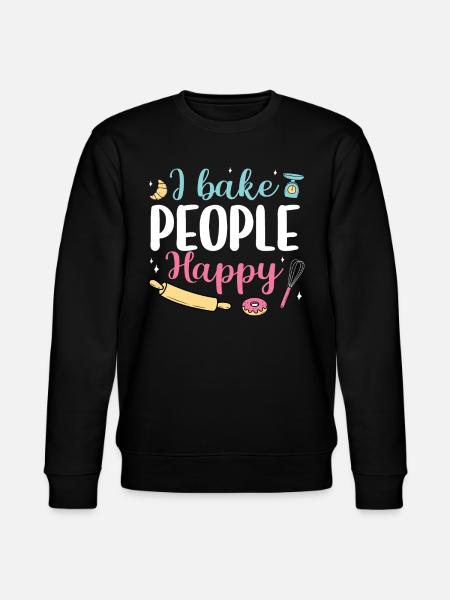 Baker Bakery Bakery Baking Gift - Stanley/Stella CHANGER Unisex Organic Sweatshirt - black