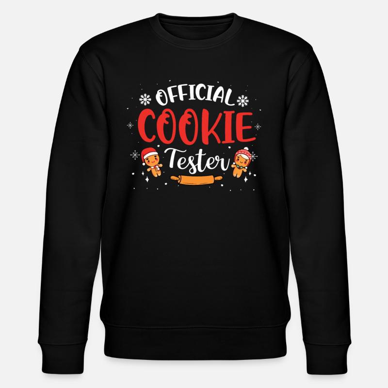 Bäcker Bäckerein Backwaren Backen Geschenk - Stanley/Stella Unisex Bio-Sweatshirt CHANGER  - Schwarz