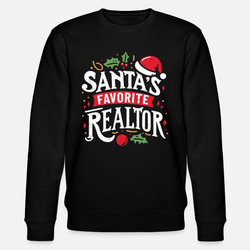 Agent immobilier - Sweat bio CHANGER Stanley/Stella Unisexe - noir