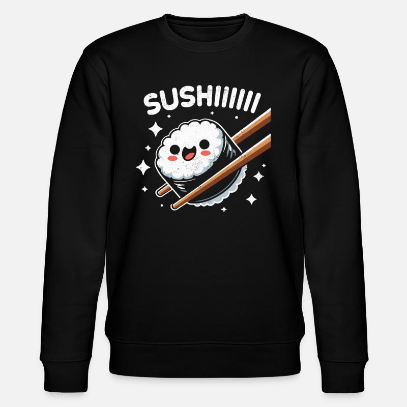 sushi - Stanley/Stella CHANGER Unisex Organic Sweatshirt - black