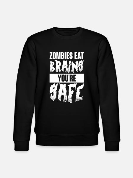 Zombie Zombie-Jäger Zombieapokalypse Geschenk - Stanley/Stella Unisex Bio-Sweatshirt CHANGER  - Schwarz