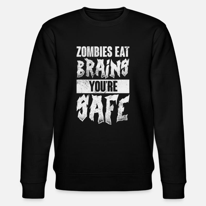 Zombie - Stanley/Stella Unisex Bio-Sweatshirt CHANGER - Schwarz