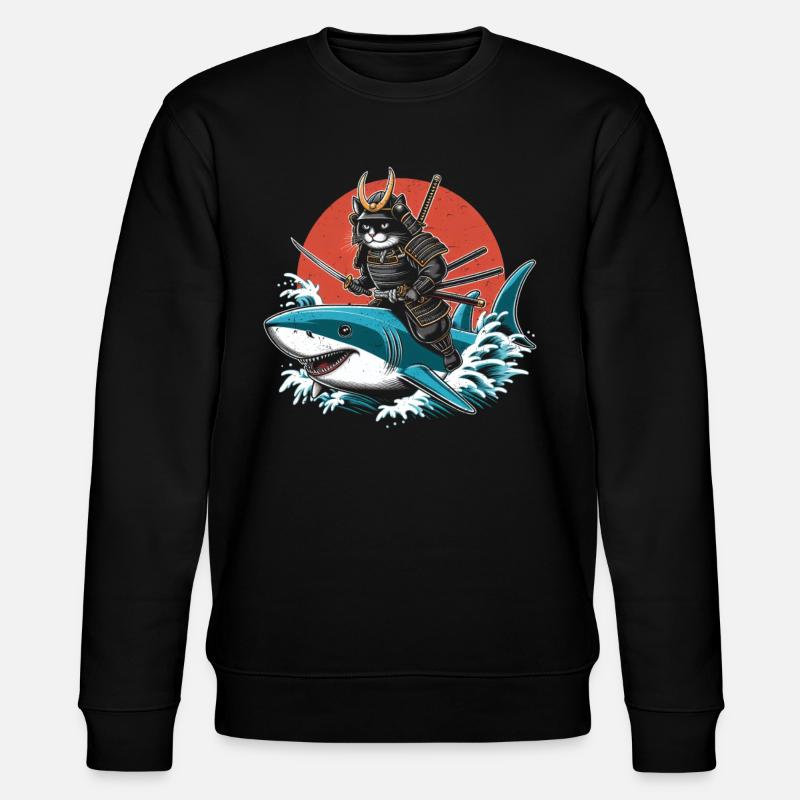 Samurai - Stanley/Stella Unisex Bio-Sweatshirt CHANGER  - Schwarz