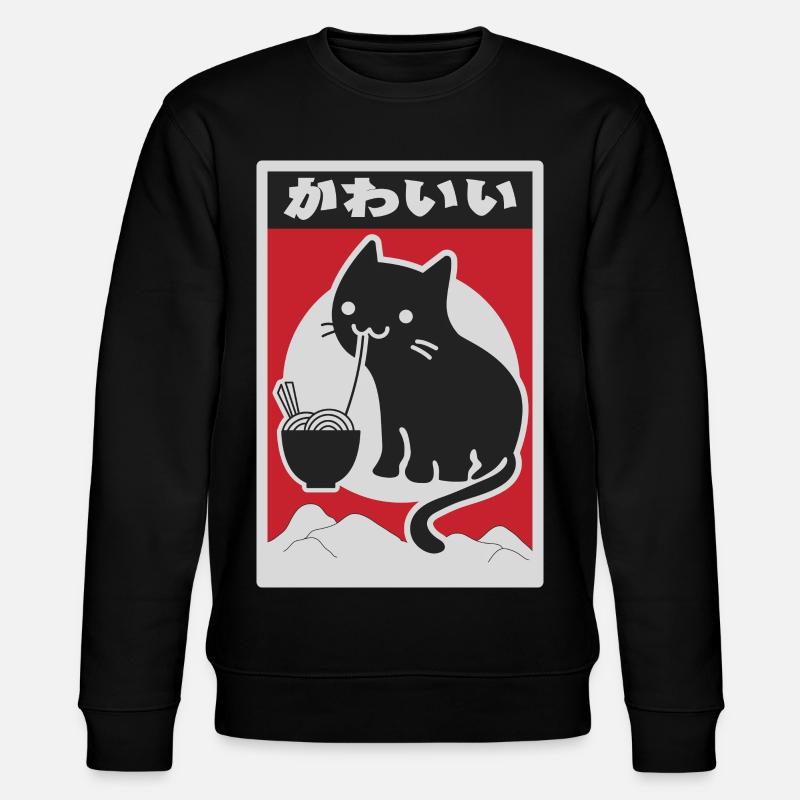 neko black love ramen - Sweat bio CHANGER Stanley/Stella Unisexe - noir