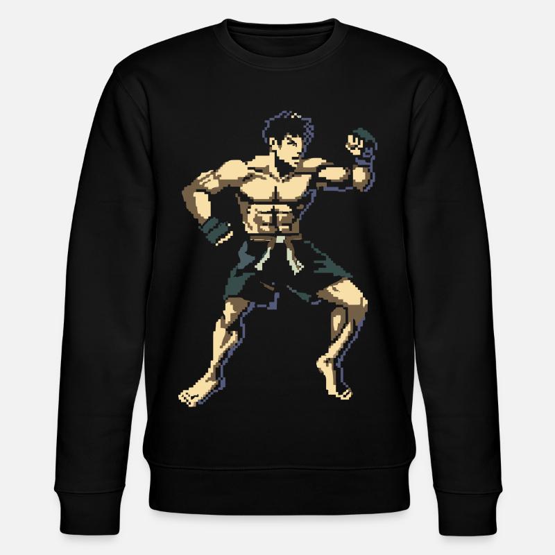 Graphiques Kickboxer Pixel - Sweat bio CHANGER Stanley/Stella Unisexe - noir