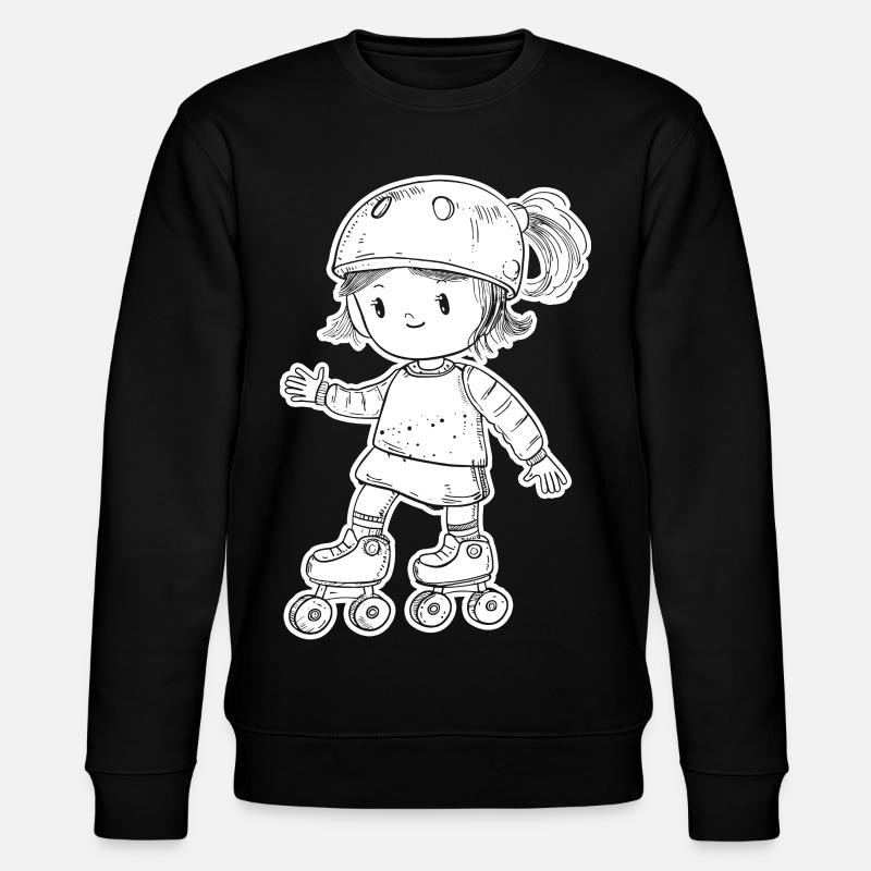 Patineur à roulettes - Sweat bio CHANGER Stanley/Stella Unisexe - noir
