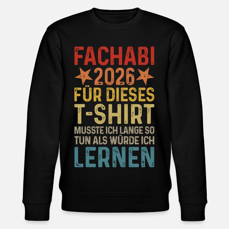 Fachabi 2026 - Stanley/Stella Unisex Bio-Sweatshirt CHANGER  - Schwarz