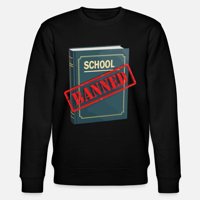 Book Banned - Stanley/Stella Unisex Bio-Sweatshirt CHANGER  - Schwarz
